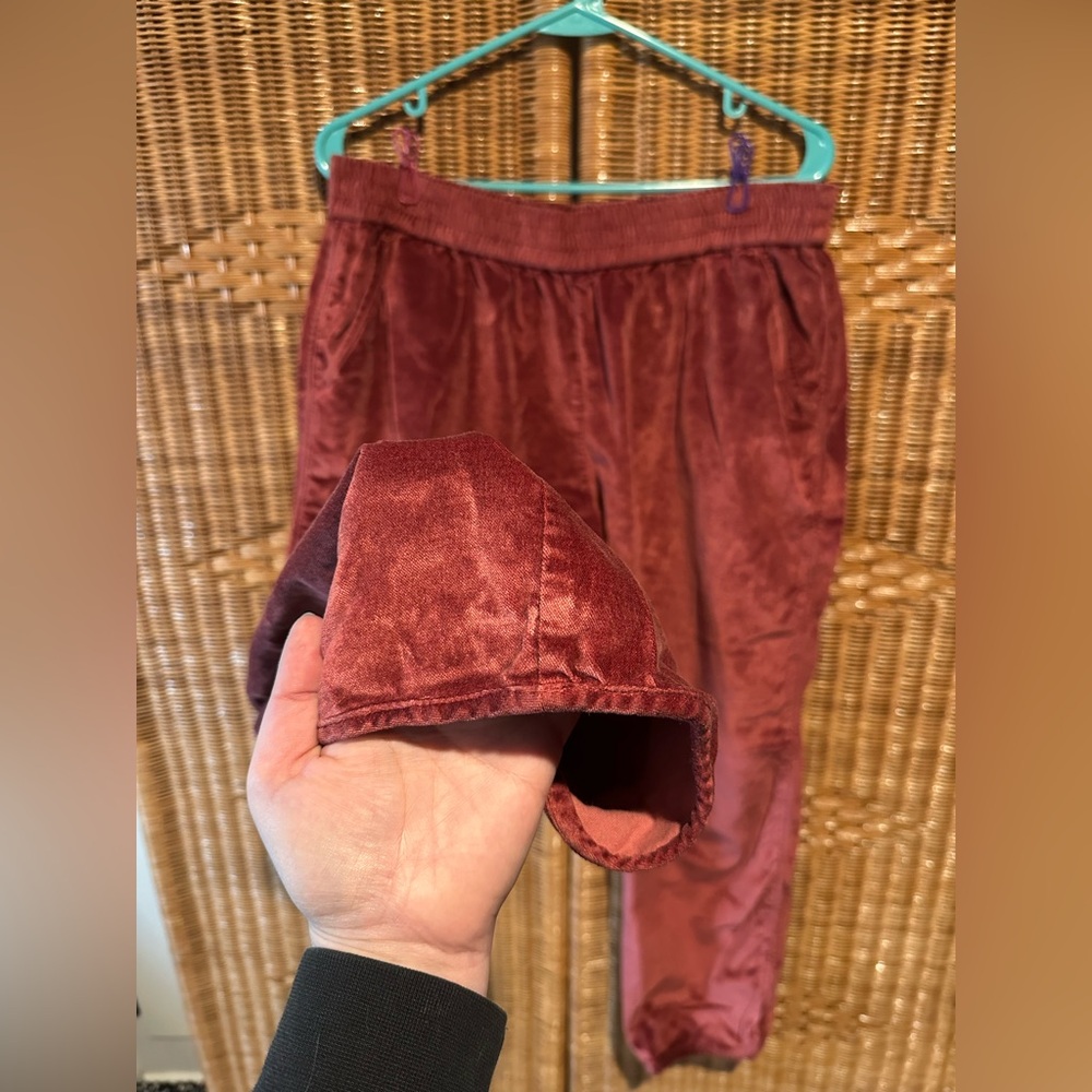 Madewell Crushed Velvet Joggers ❤️